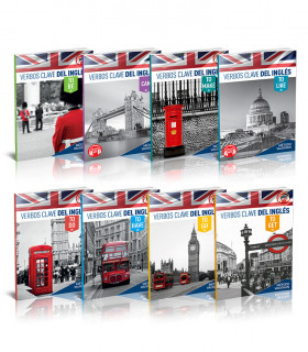 40% OFF Colección: 8 Libros "Verbos Clave del Inglés" + Audio MP3 + Regalo