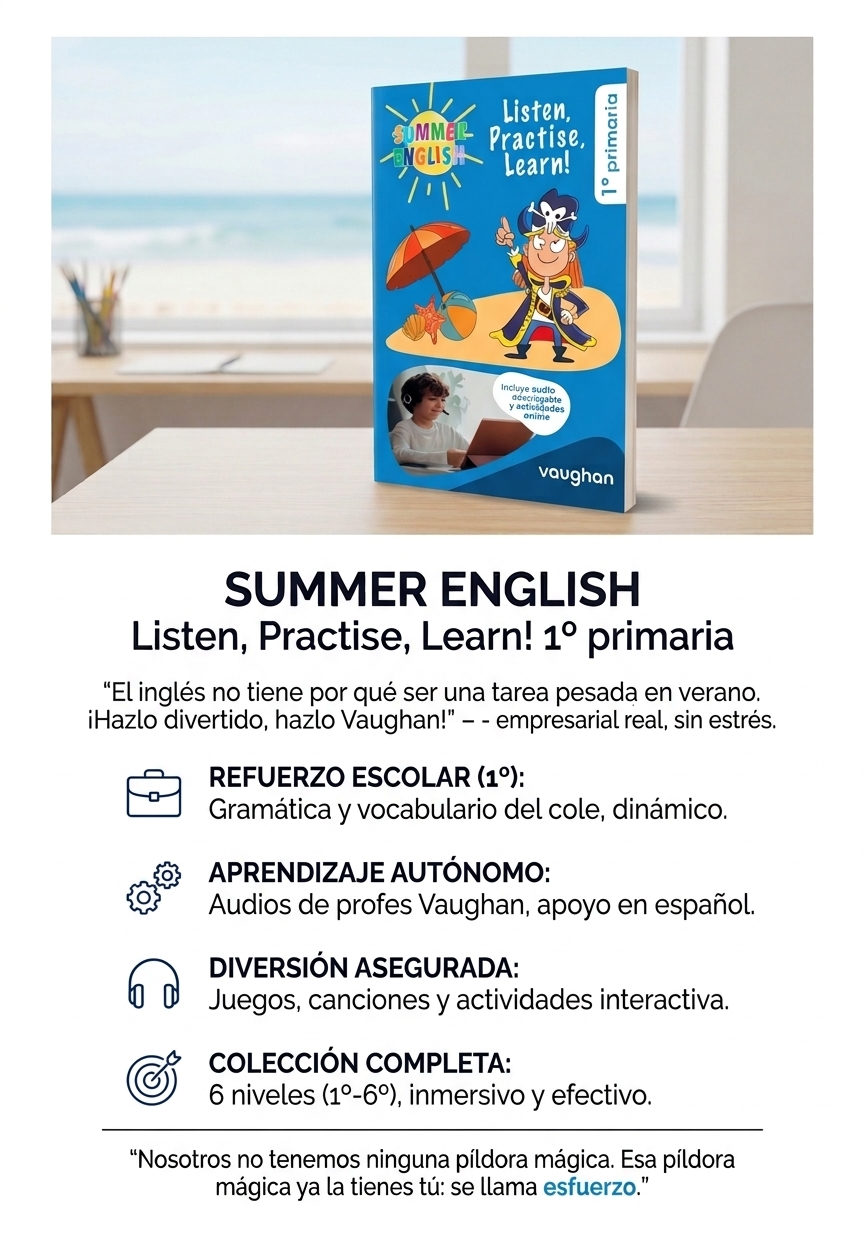 1 Primaria Summer English Listen, Practise, Learn