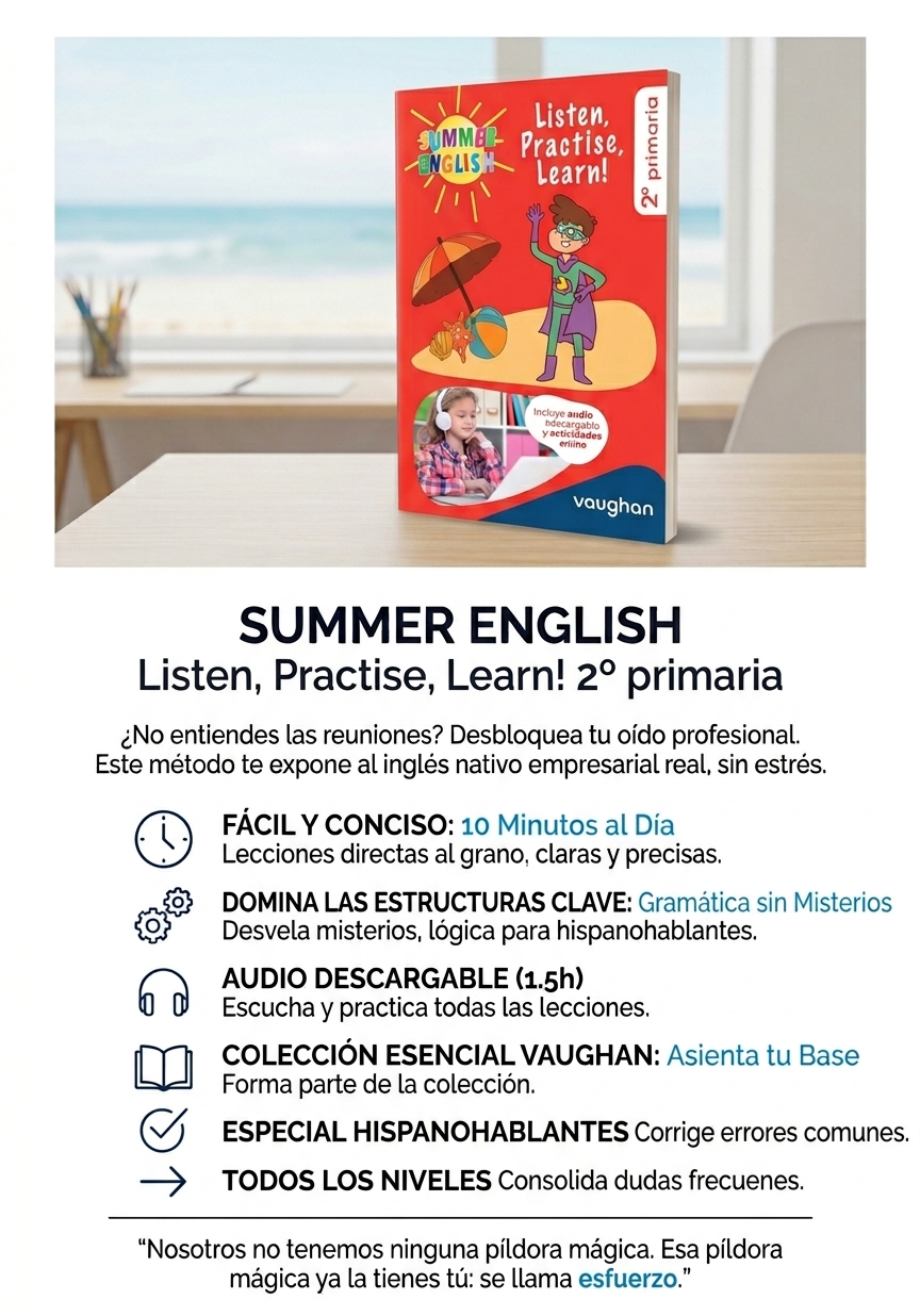 2 Primaria Summer English Listen, Practise, Learn